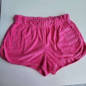 Victoria's Secret PINK Spellout Logo Cotton Micro Short Women 2" Lounge Sz S